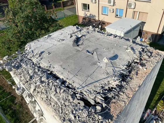 Rozbiórka wiaty drewnianej - KUBAR Bielsko-Biała