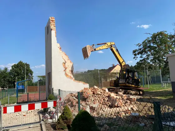Minikoparka na budowie - KUBAR Bielsko-Biała